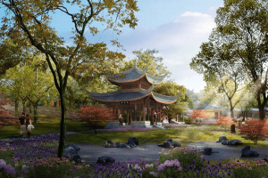 灵山后花园园区景观图