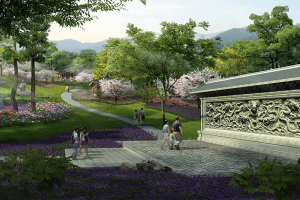 灵山后花园园区景观图