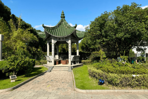 枫泾公墓景观图
