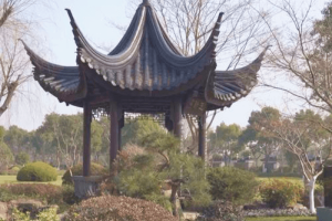 鳌山瞑园景观图